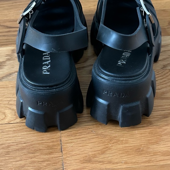 Prada Monolith Women’s Rubber Sandals - Picture 4 of 7